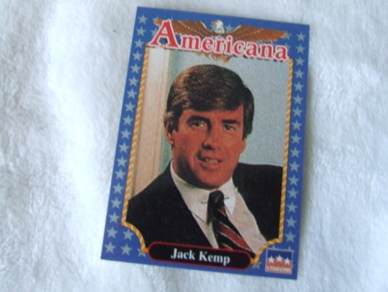 1992 Jack Kemp Buffalo Bills Quarterback/Politician Americana Card #212