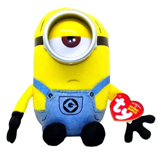 NEW The Minions Ty Beanie Baby Babies MEL Despicable Me 3 Movie Toy Plush Doll FREE SHIPPING