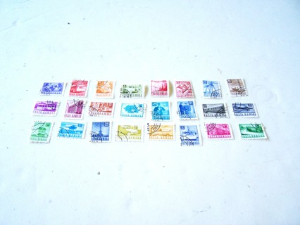 Romania Postage Stamps used set of 24