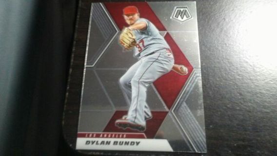 2021 PANINI MOSAIC DYLAN BUNDY LOS ANGELES BASEBALL CARD# 133