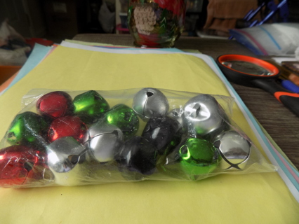 16 assorted colors1 inch metal jingle bells for crafts