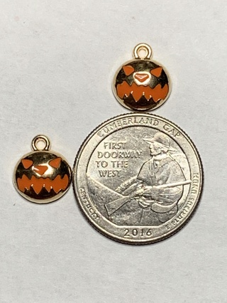 ⚰HALLOWEEN CHARMS~#45~SET OF 2 CHARMS~SET 5~FREE SHIPPING⚰  