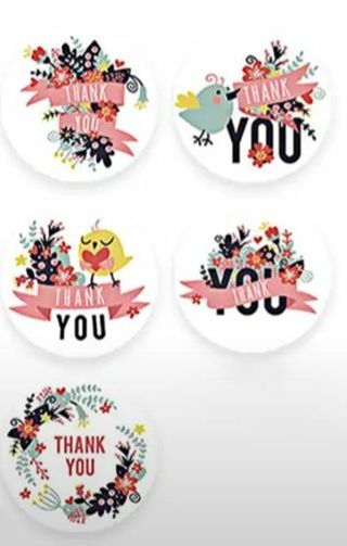 ⭐SPECIAL⭐❤️(35) 'Thank you' STICKERS!!