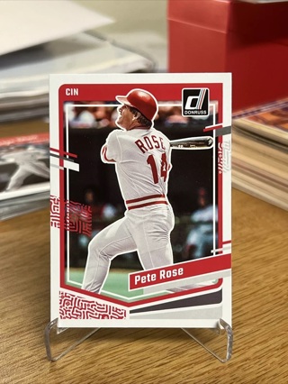 2023 Donruss Pete Rose #182 Baseball Cincinnati Reds Legend