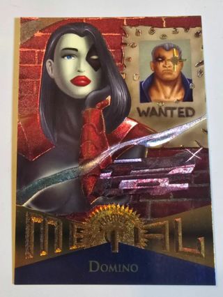 Domino 1995 Fleer Marvel Metal #93