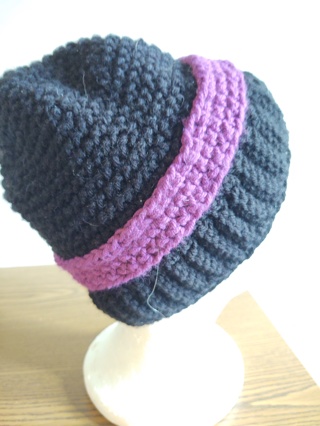 Hand Crocheted Slouch Hat 