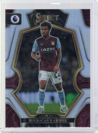 2022-23 Panini Select EPL Soccer Boubacar Kamara Aston Villa  #173 Football Card