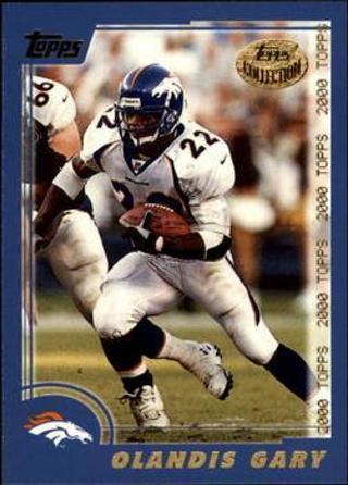 Tradingcard - 2000 Topps - Topps Collection #246 - Olandis Gary - Denver Broncos