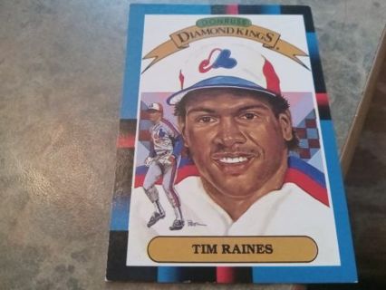 1987 DONRUSS DIAMOND KINGS TIM RAINES MONTREAL EXPOS BASEBALL CARD# 2