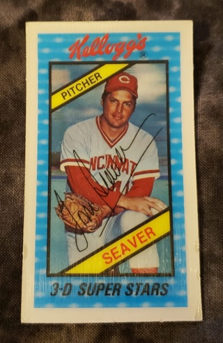 1980 Tom Seaver Kellogg's 3-D Super Stars #49 Cincinnati Reds