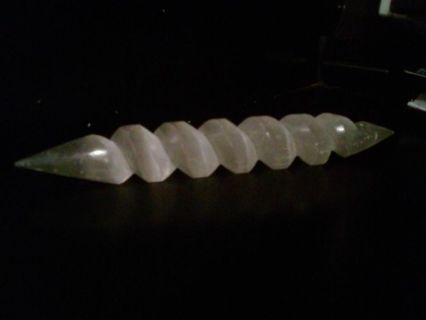 Crystal Quarts Spiral Double "Unicorn"