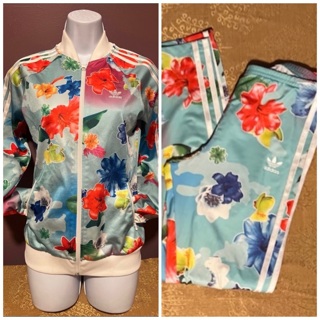 Adidas Activewear Floral Outfit