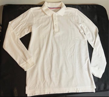 New French Toast Unisex White Uniform Top XL 14-16