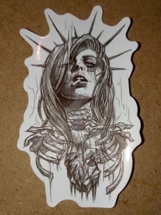 Cool nice vinyl sticker no refunds regular mail only Very nice quality!