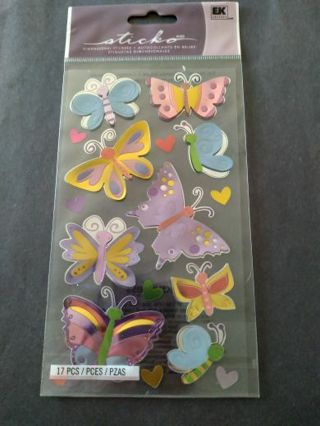 Shiny Butterfly Stickers