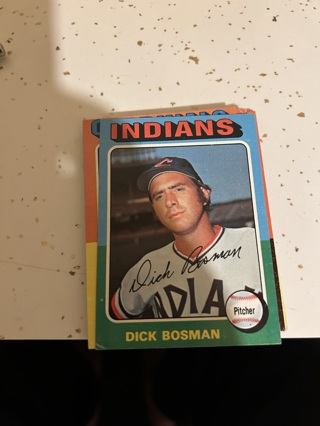 1975 topps dick bosman