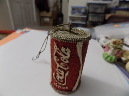 2 1/2 tall sparkling can of Coca Cola ornaments