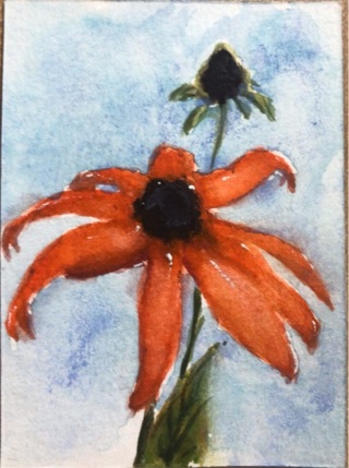 Original ACEO watercolor 