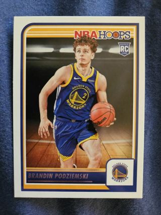 2023-24 Panini Hoops Rookie Brandin Podziemski