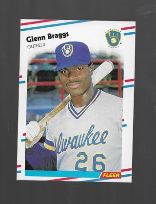 1988 FLEER GLEN BRAGG #157