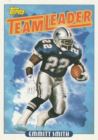 Emmitt Smith 1993 Topps Team Leader Gold #173 Dallas Cowboys 