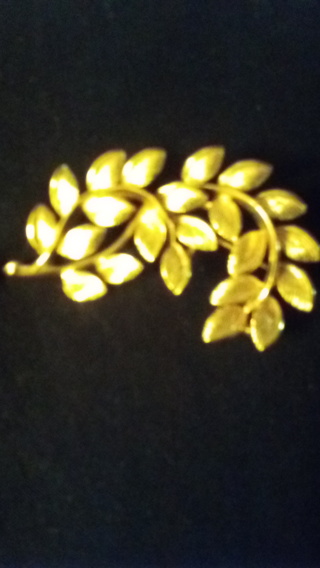 Leaves ,Branch , Vintage Napier Brooch