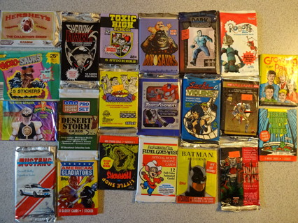 Big Non-Sport Trading Card Pack Lot