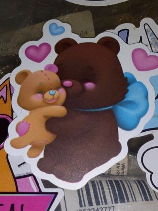 Bear Cute nice one vinyl sticker no refunds regular mail only Very nice quality!