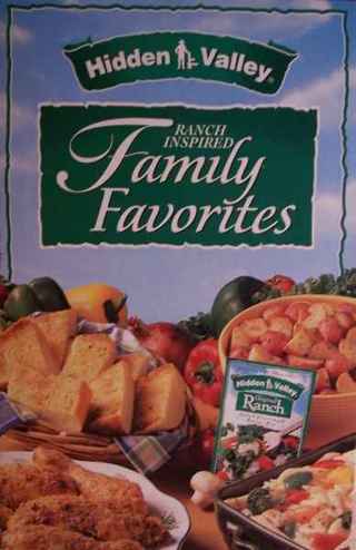 hidden valley family favorites  cookbook