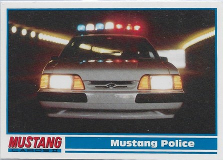 1994 Quality Card Co. Mustang #141 Mustang Police