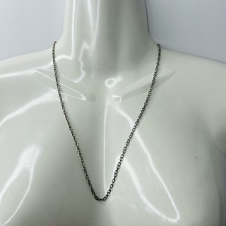 Silver Cable Chain 20” Necklace 