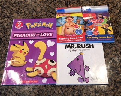 Kids Pack - Pokémon/Mr. Rush/ Two Activity Game Pads