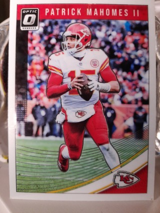 Patrick Mahomes Chrome Optic 1st Year Chiefs 2018