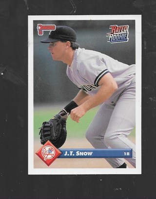 1993 DONRUSS JT SNOW ROOKIE #110