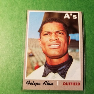 1970 - TOPPS BASEBALL CARD NO. 434 - FELIPE ALOU - A'S