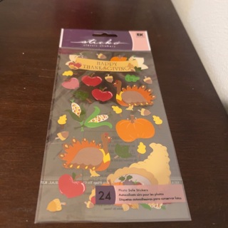 Sticko happy thanksgiving stickers 