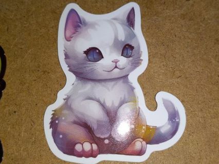 Cat one nice vinyl sticker no refunds regular mail only Very nice quality!