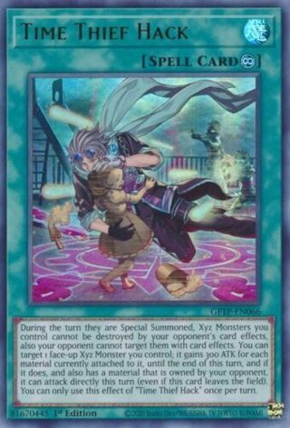 Yugioh! Time Thief Hack - GFTP-EN066 - Ultra Rare - 1st Edition 