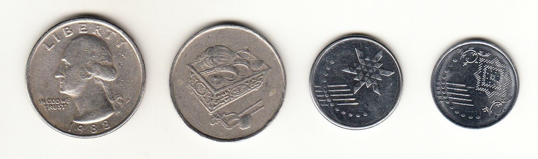 3 coins from Malaysia