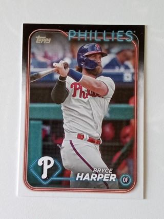 Two Philadelphia Phillies Harper & Rolin Baseball Cards