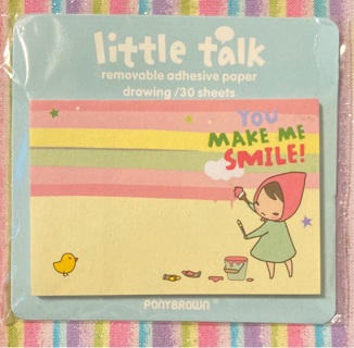 Kawaii rainbow girl sticky notes 