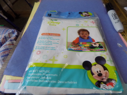 NIP Disney Babies Real Solutions table topper sticks in place great for restraunt eating