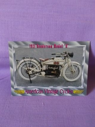 American Vintage Cycles Trading Card # 100