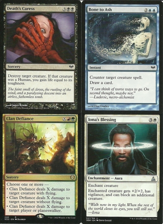 MTG Iona's Blessing 021/184 Oath of the Gatewatch (U) Clan Defiance & More