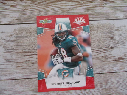 Ernest Wilford Score super bowl XLIII trading card 2008 Dolphins # 159 