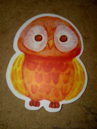 Owl Cute vinyl sticker no refunds regular mail only Very nice quality! Buy two get one free!