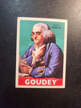 2016 Upper Deck Goodwin Champions Goudey Benjamin Franklin #37