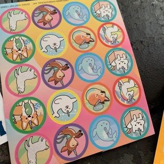 Animal stickers