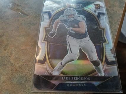 2022 PANINI SELECT PRIZM ROOKIE JAKE FERGUSON DALLAS COWBOYS FOOTBALL CARD# 87