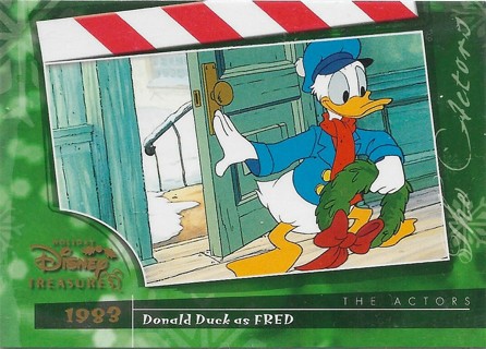  2004 Disney Holiday Treasures #HT28 Donald Duck/ Fred